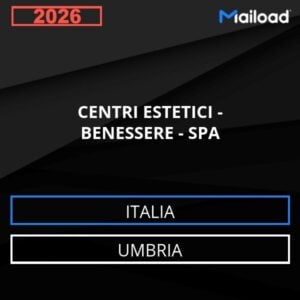 Base de datos de correo electrónico Centros ESTÉTICA – BIENESTAR – SPA ( Umbria - Italia)