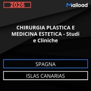 Base de datos de correo electrónico CIRUGÍA PLÁSTICA Y MEDICINA ESTÉTICA – Consultas y Clínicas (Islas Canarias – España)
