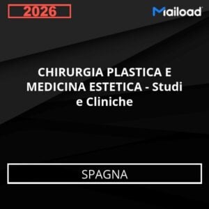 Base de Datos de Correo Electrónico CHIRURGIA PLASTICA E MEDICINA ESTETICA – Studi e Cliniche (Spagna)