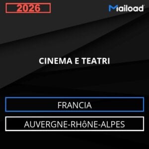 Database Email CINEMA E TEATRI (Auvergne-Rhône-Alpes – Francia)