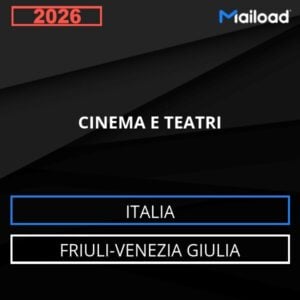 Database Email CINEMA E TEATRI (Friuli-Venezia Giulia – Italia)