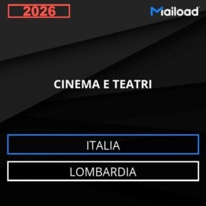 Base de datos de correo electrónico CINEMA E TEATRI ( Lombardia – Italia )