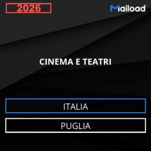 Database Email CINEMA E TEATRI (Puglia – Italia)