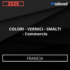Database Email COLORI – VERNICI – SMALTI – Commercio (Francia)