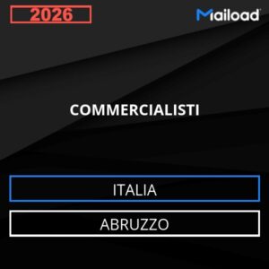 Database Email COMMERCIALISTI (Abruzzo – Italia)