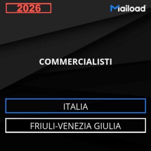 Database Email COMMERCIALISTI (Friuli-Venezia Giulia – Italia)