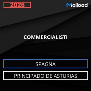 Database Email COMMERCIALISTI (Principado de Asturias – Spagna)