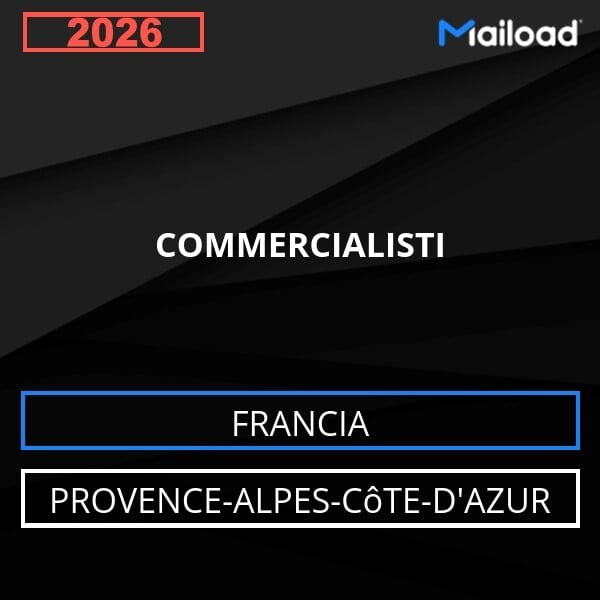 Email Database COMMERCIALISTI Provence-Alpes-Côte-d'Azur