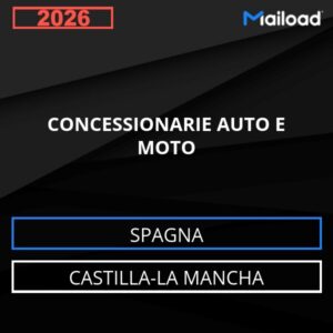 Database Email CONCESSIONARIE AUTO E MOTO (Castilla-La Mancha – Spagna)
