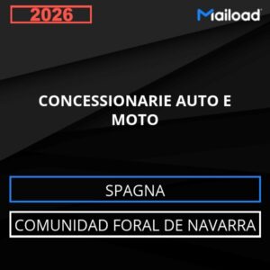 Database Email CONCESSIONARIE AUTO E MOTO (Comunidad Foral de Navarra – Spagna)