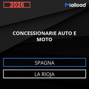 Database Email CONCESSIONARIE AUTO E MOTO (La Rioja – Spagna)
