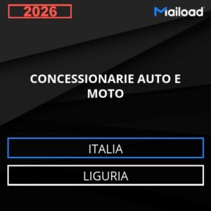Database Email CONCESSIONARIE AUTO E MOTO (Liguria – Italia)