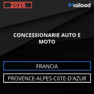 Database Email CONCESSIONARIE AUTO E MOTO (Provence-Alpes-Côte-d’Azur – Francia)