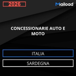 Database Email CONCESSIONARIE AUTO E MOTO (Sardegna – Italia)