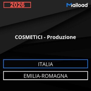 Database Email COSMETICI – Produzione (Emilia-Romagna – Italia)