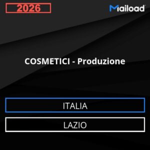 Database Email COSMETICI – Produzione (Lazio – Italia)