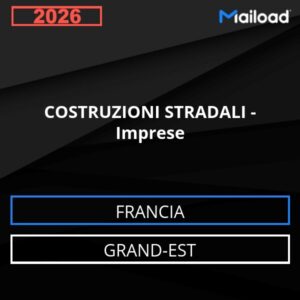 Database Email COSTRUZIONI STRADALI – Imprese (Grand-Est – Francia)