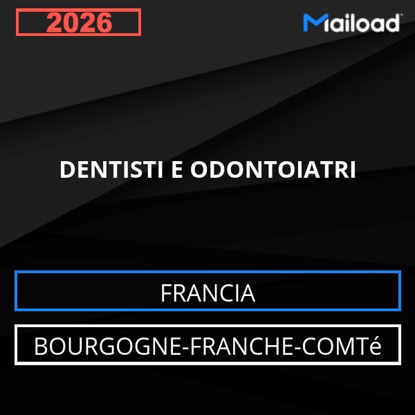 Email Database DENTISTI E ODONTOIATRI Bourgogne-Franche-Comté