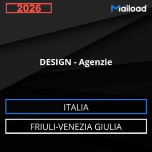 Database Email DESIGN – Agenzie (Friuli-Venezia Giulia – Italia)