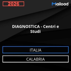 Database Email DIAGNOSTICA – Centri e Studi (Calabria – Italia)