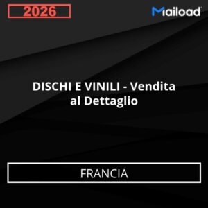 Database Email DISCHI E VINILI – Vendita al Dettaglio (Francia)