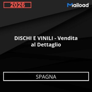 Database Email DISCHI E VINILI – Vendita al Dettaglio (Spagna)