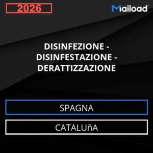 Database Email DISINFEZIONE – DISINFESTAZIONE – DERATTIZZAZIONE (Cataluña – Spagna)