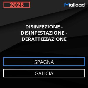 Database Email DISINFEZIONE – DISINFESTAZIONE – DERATTIZZAZIONE (Galicia – Spagna)