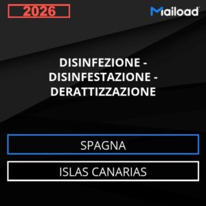 Database Email DISINFEZIONE – DISINFESTAZIONE – DERATTIZZAZIONE (Islas Canarias – Spagna)