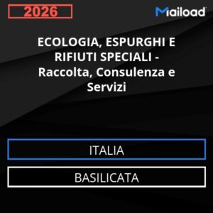 Database Email ECOLOGIA, ESPURGHI E RIFIUTI SPECIALI – Raccolta, Consulenza e Servizi (Basilicata – Italia)