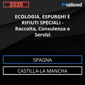 Database Email ECOLOGIA, ESPURGHI E RIFIUTI SPECIALI – Raccolta, Consulenza e Servizi (Castilla-La Mancha – Spagna)