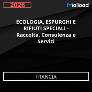 Database Email ECOLOGIA, ESPURGHI E RIFIUTI SPECIALI – Raccolta, Consulenza e Servizi (Francia)