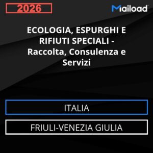 Database Email ECOLOGIA, ESPURGHI E RIFIUTI SPECIALI – Raccolta, Consulenza e Servizi (Friuli-Venezia Giulia – Italia)