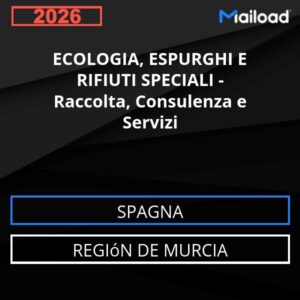Database Email ECOLOGIA, ESPURGHI E RIFIUTI SPECIALI – Raccolta, Consulenza e Servizi (Región de Murcia – Spagna)