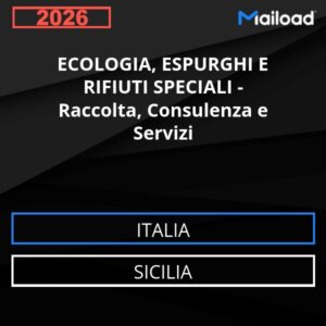 Database Email ECOLOGIA, ESPURGHI E RIFIUTI SPECIALI – Raccolta, Consulenza e Servizi (Sicilia – Italia)