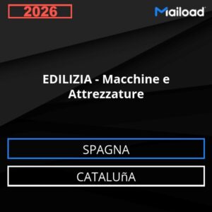 Database Email EDILIZIA – Macchine e Attrezzature (Cataluña – Spagna)