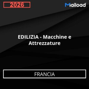 Database Email EDILIZIA – Macchine e Attrezzature (Francia)