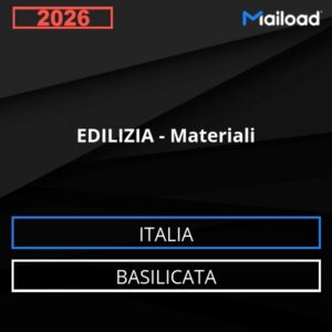 Database Email EDILIZIA – Materiali (Basilicata – Italia)