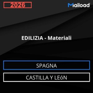Database Email EDILIZIA – Materiali (Castilla y León – Spagna)