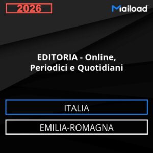 Database Email EDITORIA – Online, Periodici e Quotidiani (Emilia-Romagna – Italia)