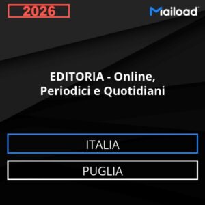 Database Email EDITORIA – Online, Periodici e Quotidiani (Puglia – Italia)
