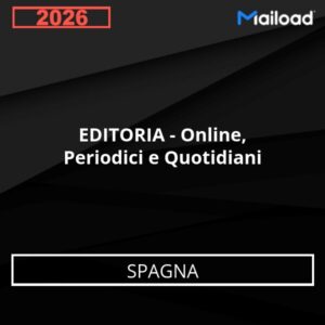 Database Email EDITORIA – Online, Periodici e Quotidiani (Spagna)