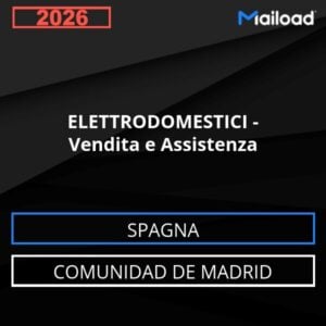 Database Email ELETTRODOMESTICI – Vendita e Assistenza (Comunidad de Madrid – Spagna)