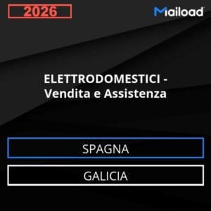 Database Email ELETTRODOMESTICI – Vendita e Assistenza (Galicia – Spagna)
