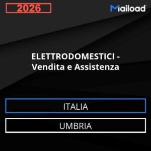 Database Email ELETTRODOMESTICI – Vendita e Assistenza (Umbria – Italia)