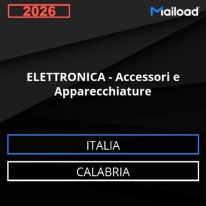 Base de datos de correo electrónico ELECTRÓNICA – Accesorios y Equipos ( Calabria - Italia)