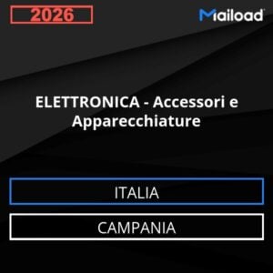 Base de datos de correo electrónico ELECTRÓNICA – Accesorios y Equipos ( Campania - Italia)