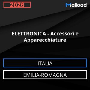 Base de datos de correo electrónico ELECTRÓNICA – Accesorios y Equipos ( Emilia-Romagna - Italia)