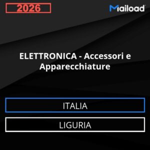Base de datos de correo electrónico ELECTRÓNICA – Accesorios y Equipos ( Liguria - Italia)