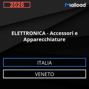 Base de datos de correo electrónico ELECTRÓNICA – Accesorios y Equipos ( Veneto - Italia)